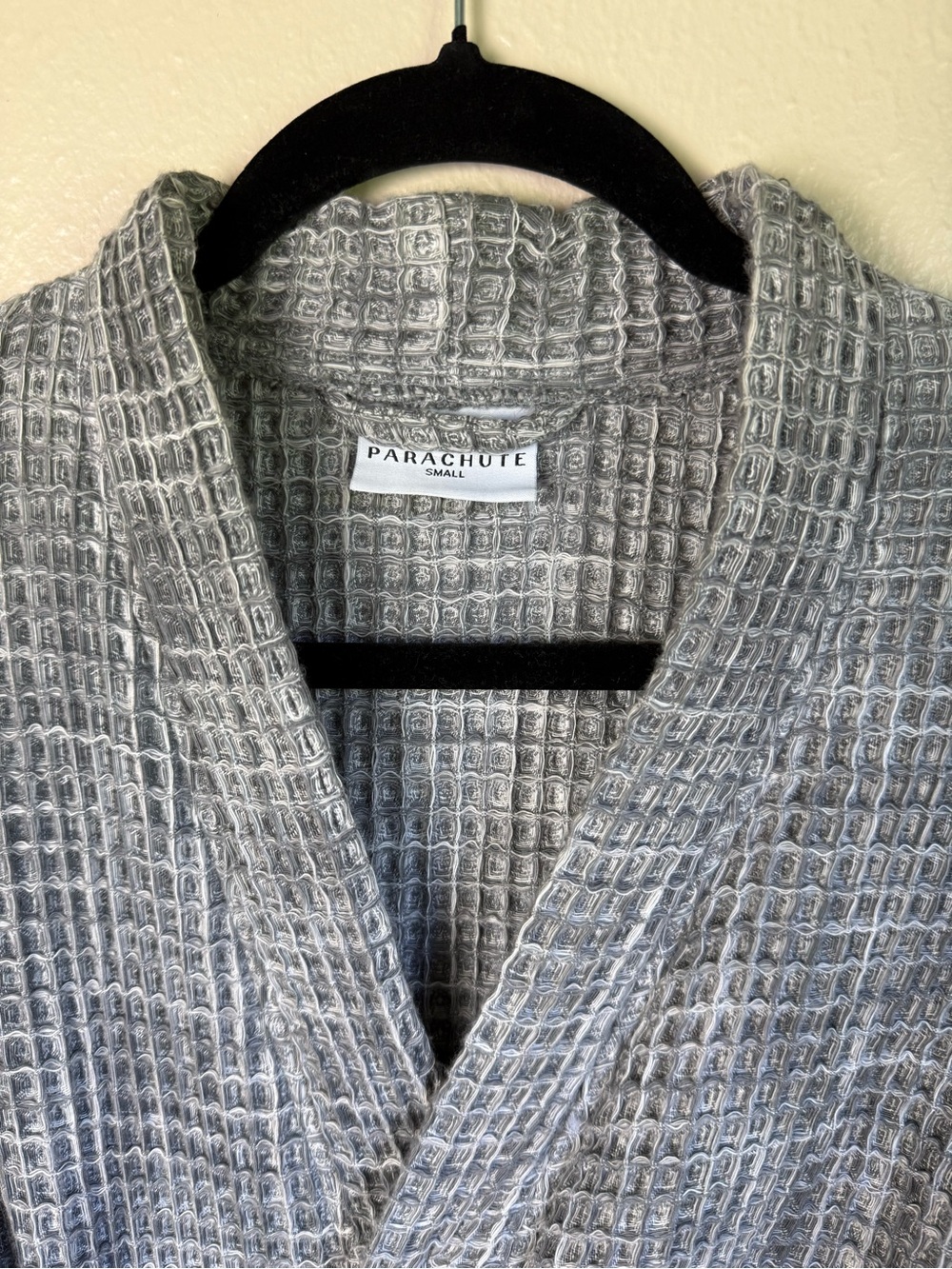 Parachute Waffle Robe in Grey - Picture 4 of 8
